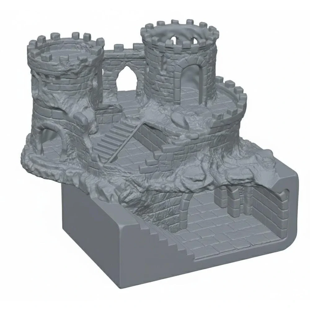 Crumbling Castle Hide and‎ climb - Underground Viewing dungeon